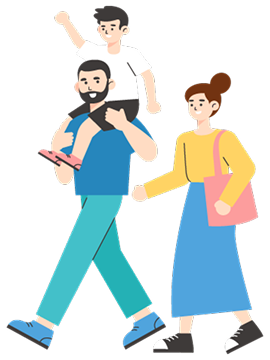 家族のイラスト